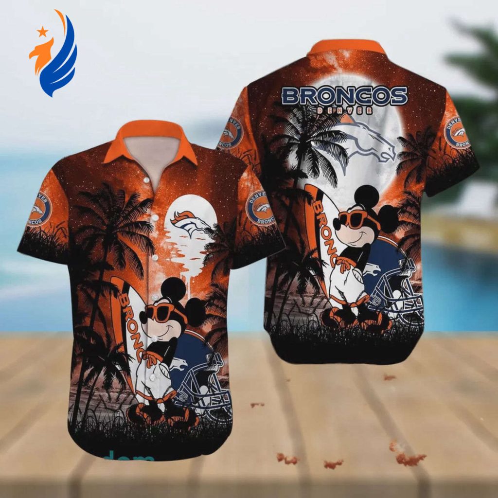 Denver Broncos NFL Mickey Mouse Hawaiian Shirt – Show Your Team Spirit with this Fun and Stylish Apparel! Denver Broncos NFL Mickey Mouse Hawaiian Shirt – Show Your Team Spirit with this Fun and Stylish Apparel!