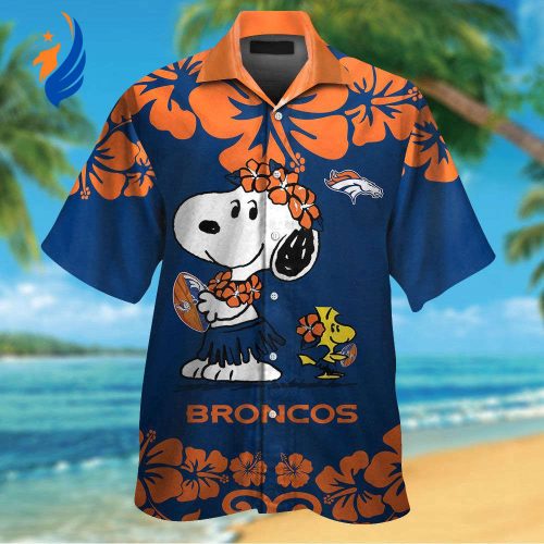 Valentine Day T Shirt, Snoopy Love Valentines Shirt Stylish Denver Broncos & Snoopy Hawaiian Shirt #2 - Perfect for NFL Fans Limited Edition