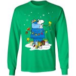 Get Festive with Detroit Lions Santa Snoopy Christmas Shirt – Spread Holiday Cheer!