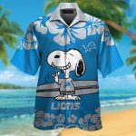 Get Stylish with Detroit Lions & Snoopy Hawaiian Shirt #2 – Perfect for Fans & Beach Lovers!