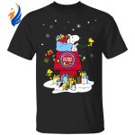 Detroit Pistons Santa Snoopy Christmas Shirt – Spread Holiday Cheer with this Festive NBA Apparel Detroit Pistons Santa Snoopy Christmas Shirt – Spread Holiday Cheer with this Festive NBA Apparel