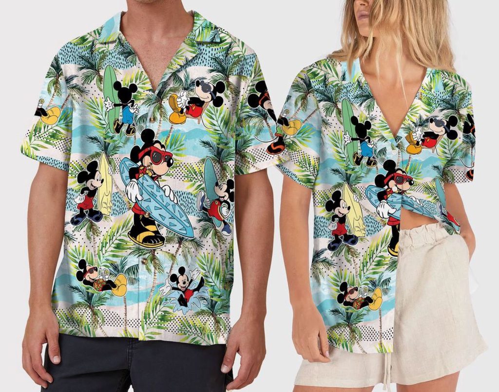 Stylish Disney Beach Mickey Hawaiian Shirt – Embrace the Aloha Spirit with Mickey Mouse! Stylish Disney Beach Mickey Hawaiian Shirt – Embrace the Aloha Spirit with Mickey Mouse!
