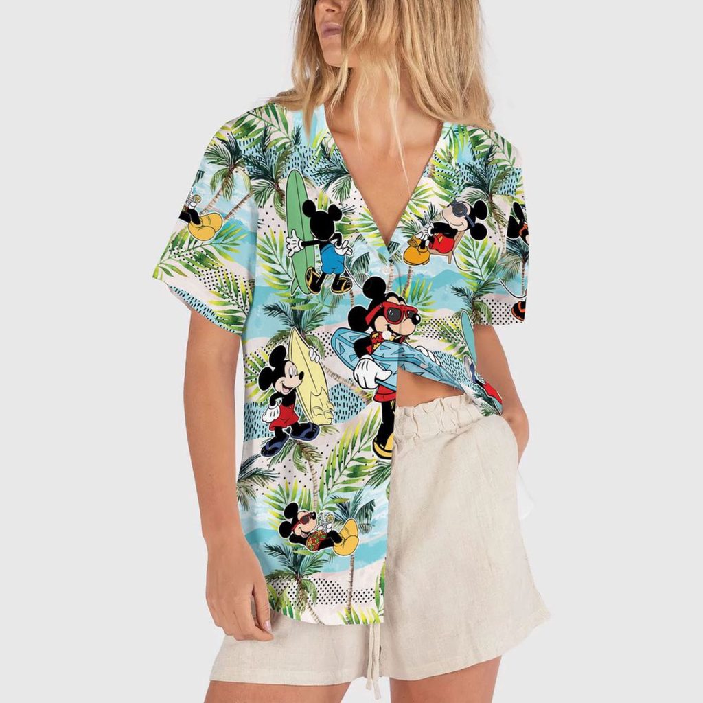 Stylish Disney Beach Mickey Hawaiian Shirt – Embrace the Aloha Spirit with Mickey Mouse! Stylish Disney Beach Mickey Hawaiian Shirt – Embrace the Aloha Spirit with Mickey Mouse!