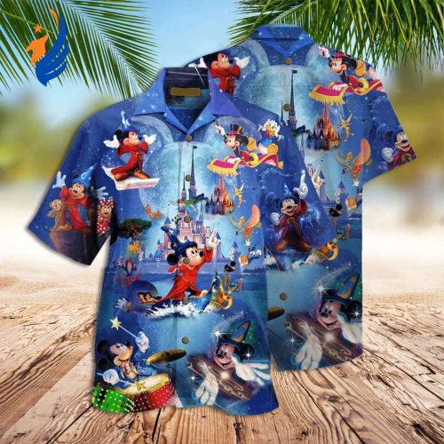 Disney Hawaiian Shirt: Explore Wonderful Worlds with Mickey Magic