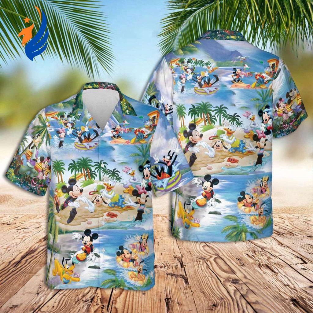 Mickey and Friends Hawaiian Shirt – Perfect Summer Beach Attire by Disney Mickey and Friends Hawaiian Shirt – Perfect Summer Beach Attire by Disney