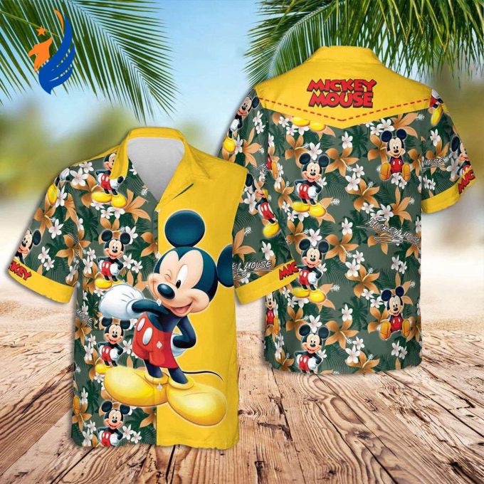 Disney Hawaiian Shirt: Mickey Mouse Print Vibrant Colors for Fun Summer Style Disney Hawaiian Shirt: Mickey Mouse Print Vibrant Colors for Fun Summer Style