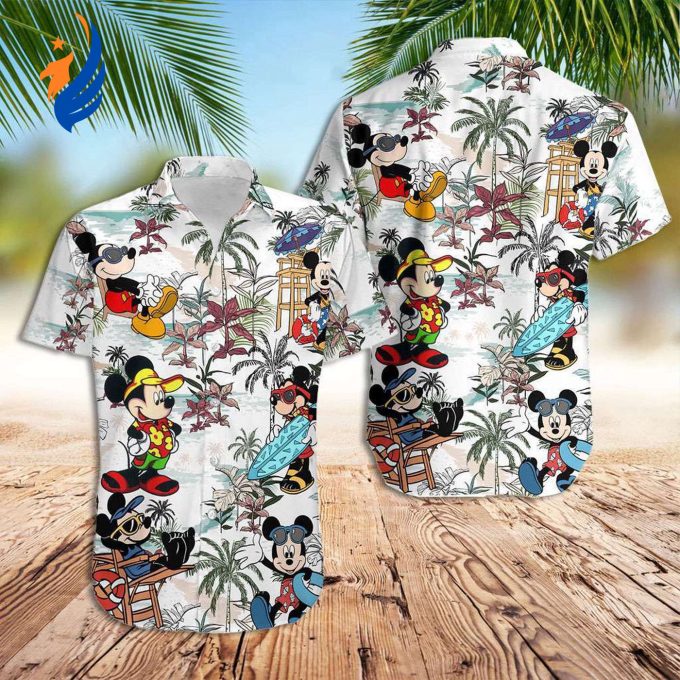 Disney Hawaiian Shirt: Mickey Mouse Summer Shirt for a Fun & Stylish Hawaiian Look