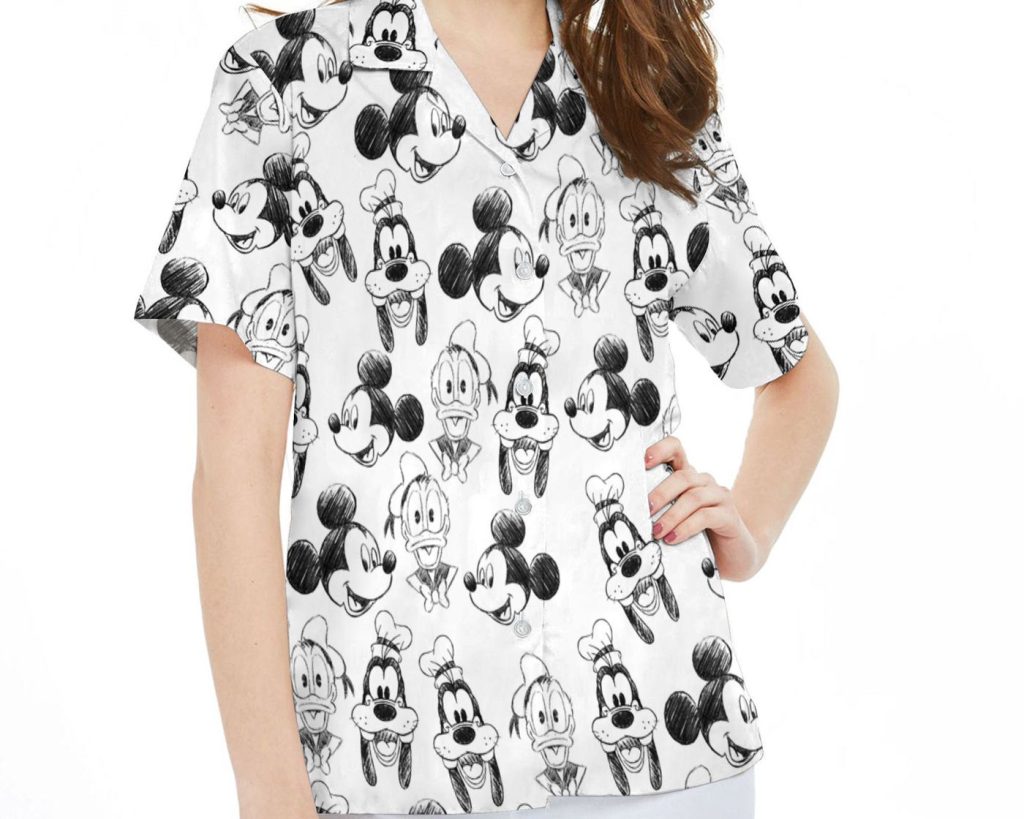 Disney Mickey and Friends Sketch Art Hawaiian Shirt – Perfect for Disneyland Summer Trip and Walt Disney World! Mickey Mouse Donald Duck Goofy Hawaii Shirts Disney Mickey and Friends Sketch Art Hawaiian Shirt – Perfect for Disneyland Summer Trip and Walt Disney World! Mickey Mouse Donald Duck Goofy Hawaii Shirts