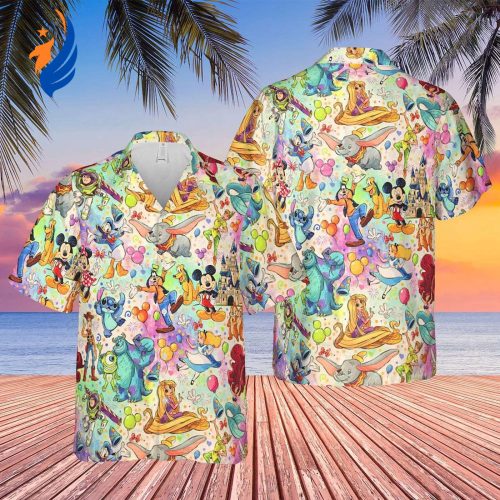 Disney World Mickey Stitch Ohana Hawaiian Shirt – 2022 Summer Button Up – Limited Edition