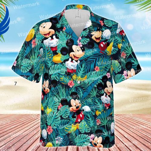 Fun and Stylish Dopey Donald Duck and Mickey Mouse Hawaiian Shirts – Perfect for a Tropical Vibe!