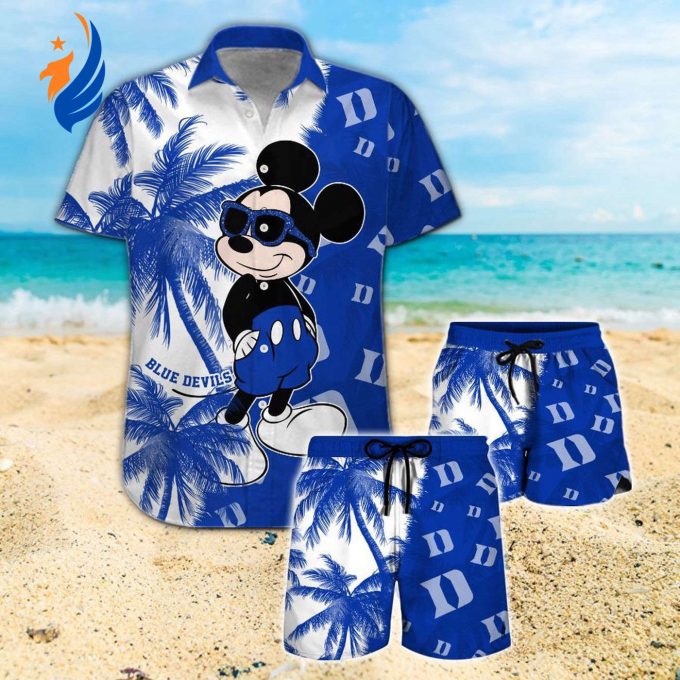Duke Blue Devils & Mickey Mouse Hawaiian Shirt #2: A Perfect Blend of Team Spirit and Disney Magic!