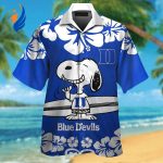 Duke Blue Devils & Snoopy Hawaiian Shirt: Show your team spirit with this fun and stylish collaboration! Duke Blue Devils & Snoopy Hawaiian Shirt: Show your team spirit with this fun and stylish collaboration!