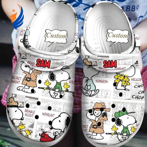 Durable And Lightweight Peanut Snoopy Comics Clogs For Kids And Adults Durable And Lightweight Peanut Snoopy Comics Clogs For Kids And Adults