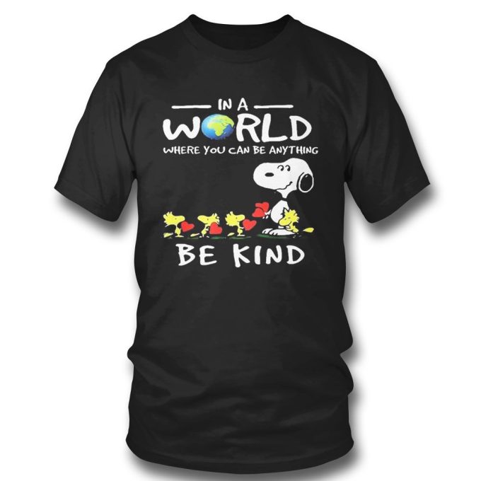 Earth Day Snoopy & Woodstock: Be Kind T-shirt – Spread Love & Awareness