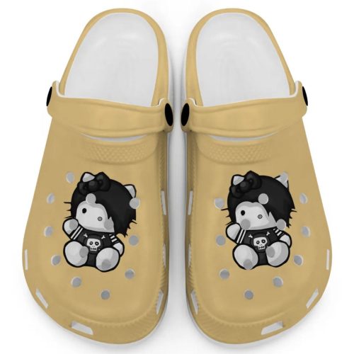 Emo Hello Kitty Grunge Sanrio Banana Clogs For Kids And Adults