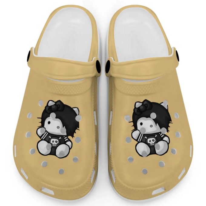 Emo Hello Kitty Grunge Sanrio Banana Clogs For Kids And Adults