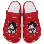 Emo Hello Kitty Grunge Sanrio Red Clogs For Kids And Adults Fast Shipping Emo Hello Kitty Grunge Sanrio Red Clogs For Kids And Adults Fast Shipping