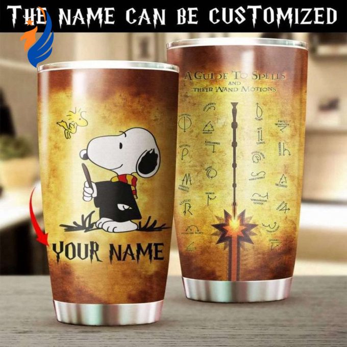Exclusive The Wizard Snoopy Cartoon Stainless Steel Tumbler Exclusive The Wizard Snoopy Cartoon Stainless Steel Tumbler