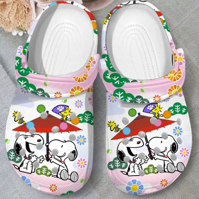 Eye-catching Clogs Snoopy And Belle Clogs For Kids And Adults