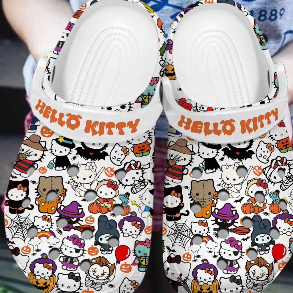 Eye-catching Hello Kitty Halloween Clogs For Kids And Adults Eye-catching Hello Kitty Halloween Clogs For Kids And Adults