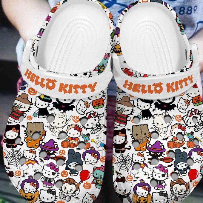 Eye-catching Hello Kitty Halloween Clogs For Kids And Adults