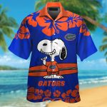 Florida Gators & Snoopy Hawaiian Shirt #2: Tropical Fun for Gator Fans – Limited Edition!