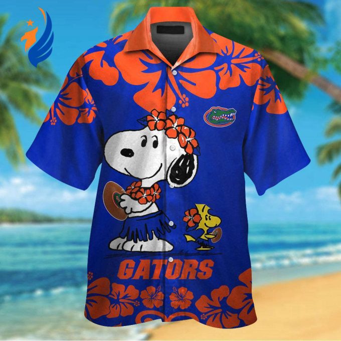 Stylish Florida Gators & Snoopy Hawaiian Shirt #3: Perfect Blend of Team Spirit and Fun!