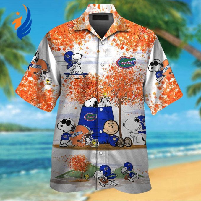 Shop the Stylish Florida Gators & Snoopy Hawaiian Shirt – Perfect Blend of Team Spirit & Fun!