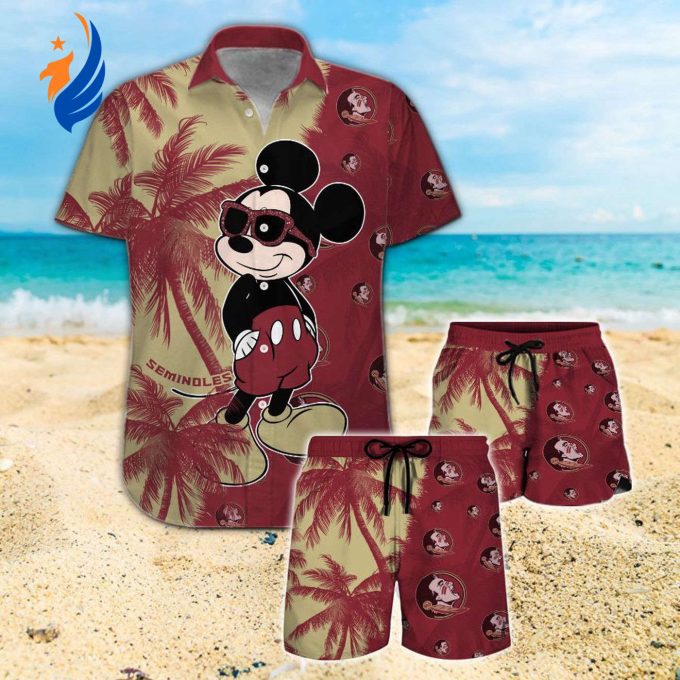 Florida State Seminoles & Mickey Mouse Hawaiian Shirt #2 – Vibrant Design for True Fans