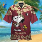 Florida State Seminoles & Snoopy Hawaiian Shirt: Show Your Team Spirit with Style!