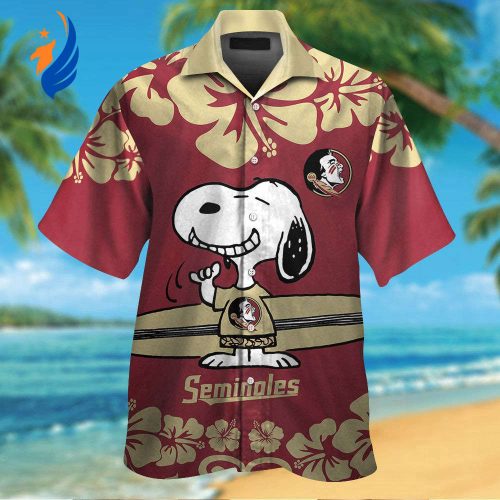 Florida State Seminoles & Snoopy Hawaiian Shirt #3: Stylish Fan Gear for Game Day Fun Florida State Seminoles & Snoopy Hawaiian Shirt #3: Stylish Fan Gear for Game Day Fun