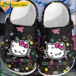 Funny Black Hello KittyClogs-Shoes Funny Black Hello KittyClogs-Shoes
