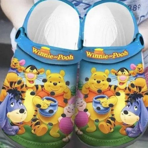 Funny Winnie The Pooh And Friends Grass Clogs For Kids And Adutls