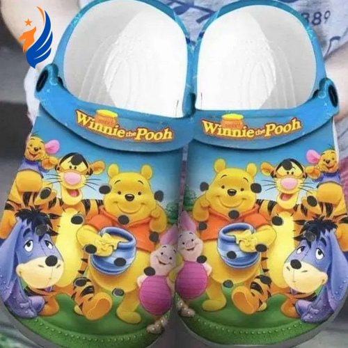 Funny Winnie The Pooh And Friends Grass Clogs For Kids And Adutls