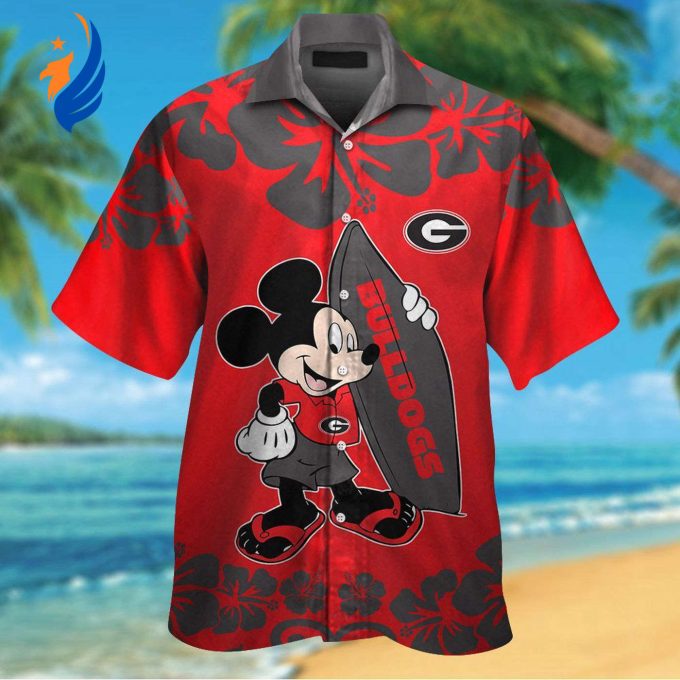Stylish Georgia Bulldogs & Mickey Mouse Hawaiian Shirt #2 – Perfect Blend of Team Spirit and Disney Magic! Stylish Georgia Bulldogs & Mickey Mouse Hawaiian Shirt #2 – Perfect Blend of Team Spirit and Disney Magic!