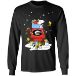 Spread Holiday Cheer with Georgia Bulldogs Santa Snoopy Christmas Shirt Spread Holiday Cheer with Georgia Bulldogs Santa Snoopy Christmas Shirt
