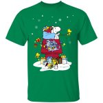 Gonzaga Bulldogs Santa Snoopy Merry Christmas Shirt: Spread Holiday Cheer with this Festive Apparel!