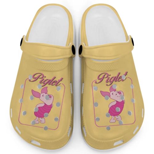 Graceful Piglet Winnie The Pooh Butter Clogs For Kids And Adults Fast Shipping