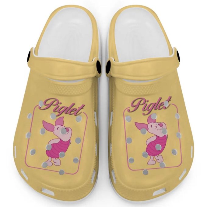 Graceful Piglet Winnie The Pooh Butter Clogs For Kids And Adults Fast Shipping