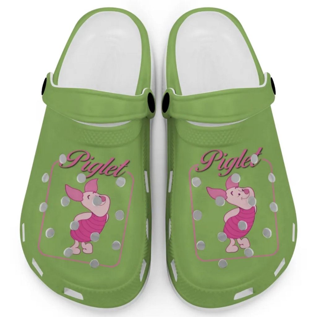 Graceful Piglet Winnie The Pooh Grass Clogs For Kids And Adults Fast Shipping Graceful Piglet Winnie The Pooh Grass Clogs For Kids And Adults Fast Shipping