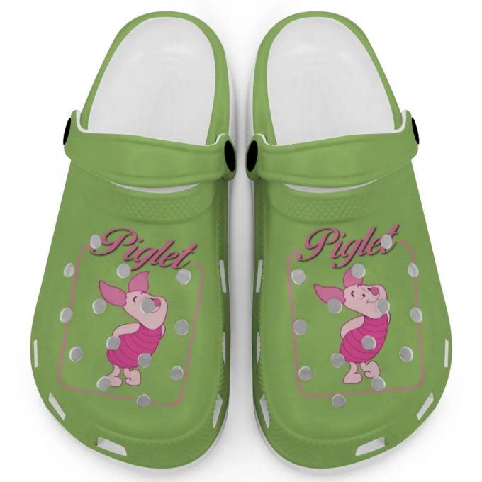 Graceful Piglet Winnie The Pooh Grass Clogs For Kids And Adults Fast Shipping