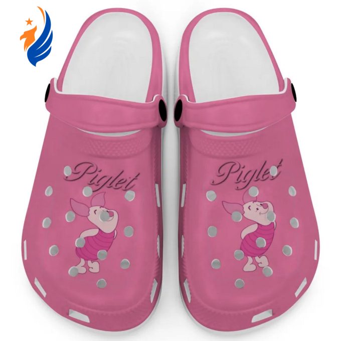 Graceful Piglet Winnie The Pooh Light Pink Clogs For Kids And Adults Graceful Piglet Winnie The Pooh Light Pink Clogs For Kids And Adults