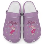Graceful Piglet Winnie The Pooh Violet Clogs For Kids And Adults Graceful Piglet Winnie The Pooh Violet Clogs For Kids And Adults