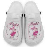Graceful Piglet Winnie The Pooh White Clogs For Kids And Adults Fast Shipping Graceful Piglet Winnie The Pooh White Clogs For Kids And Adults Fast Shipping
