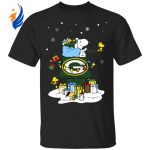 Get Festive with Green Bay Packers Santa Snoopy Christmas Shirt – Spread Holiday Cheer!