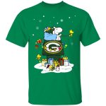 Get Festive with Green Bay Packers Santa Snoopy Christmas Shirt – Spread Holiday Cheer!