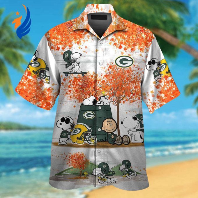 Stylish Green Bay Packers & Snoopy Hawaiian Shirt #3 – NFL Fanwear with Iconic Snoopy Design Stylish Green Bay Packers & Snoopy Hawaiian Shirt #3 – NFL Fanwear with Iconic Snoopy Design