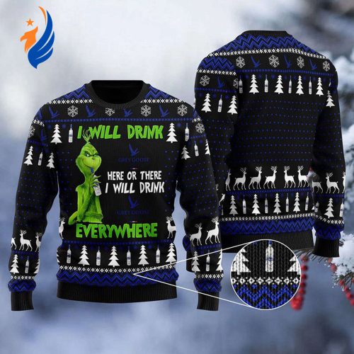Get Festive with Grey Goose Grinches Ugly Sweater – Perfect for Any Occasion! Get Festive with Grey Goose Grinches Ugly Sweater – Perfect for Any Occasion!