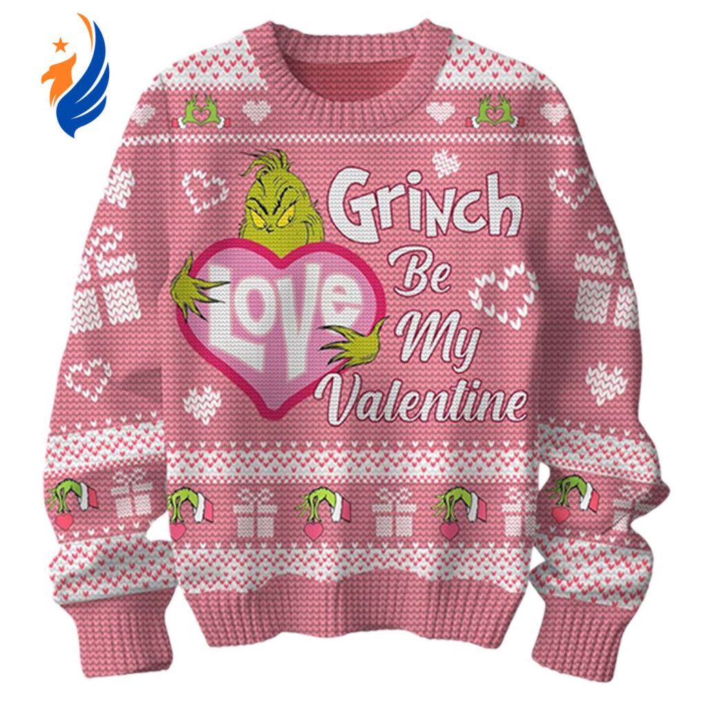 Get Festive with Grinch Be My Valentine Ugly Sweater – Perfect for Valentine s Day Celebrations! – Gift for Men Women Get Festive with Grinch Be My Valentine Ugly Sweater – Perfect for Valentine s Day Celebrations! – Gift for Men Women