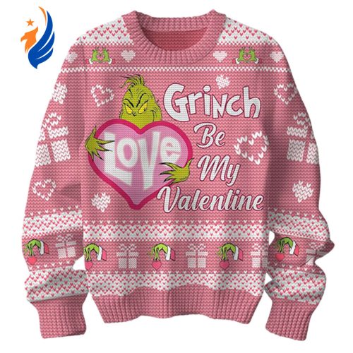Get Festive with the Grinches Be My Valentine Ugly Sweater - Perfect for Valentine s Day Fun! - Gift for Men Women